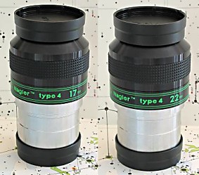 22mm & 17mm Nagler T4's