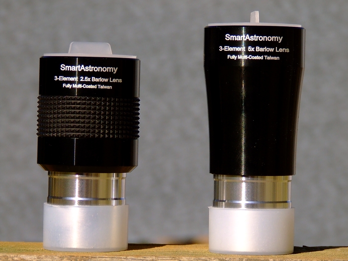 SmartAstronomy 2.5x and 5x Barlows