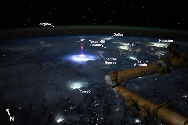 Researchers Use the ISS to Study Rare Transient Luminous Events in the Upper Atmosphere