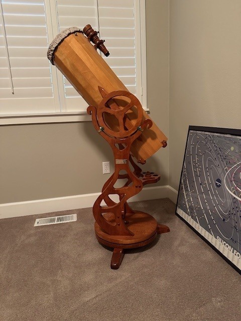 8" Reflector, Stellafane Craftsman Award Winner (Year 2001), reduced shipping (PENDING)