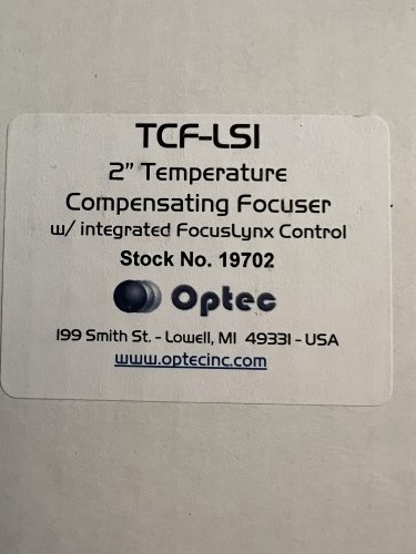* SOLD * Optec TCF-LSi 2” Temperature Compensating Focuser - NIB