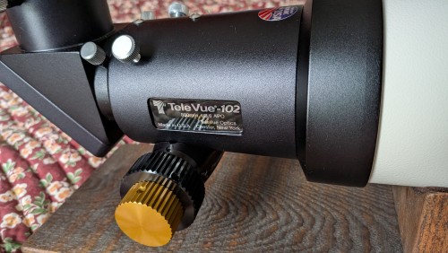TeleVue TV-102 w/new FeatherTouch focuser, 2" Everbrite diagonal, Starbeam finder with quick release base in excellent condition