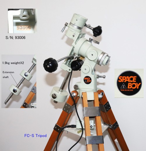 Takahashi Space Boy with TG-HD motor,  please choose Tripod, from FC-S, or FC-M price drop!