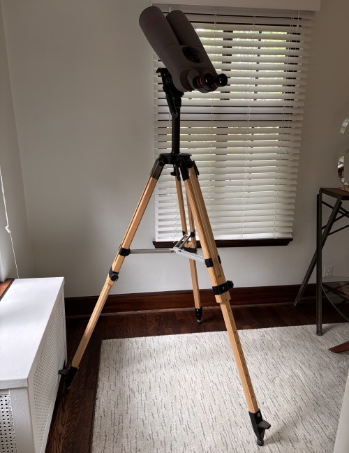 Oberwerk 100XL-ED Binocular Telescope Complete Setup
