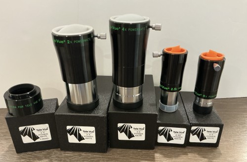 Tele Vue Power Mates - 2x and 4x 2” - 5x and 2.5x 1.25”