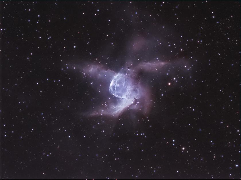 Thors Helmet using bicolor technique