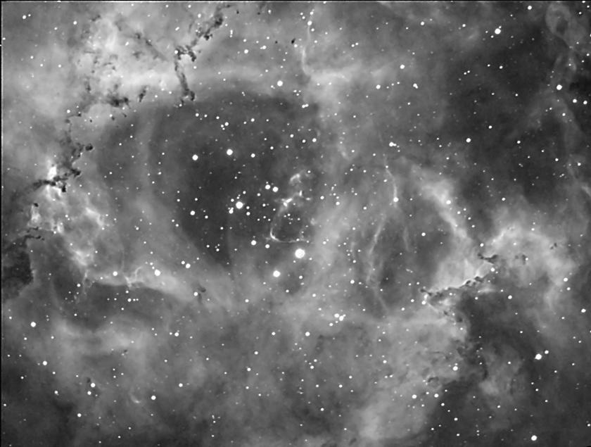Rosette Nebula in Ha