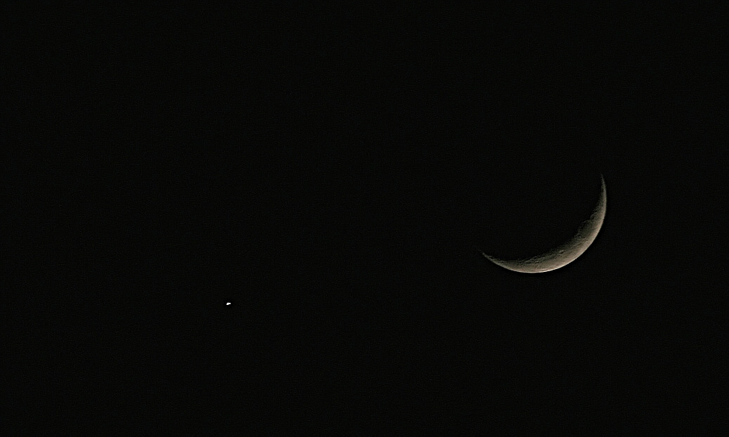 Venus and Cresent Moon