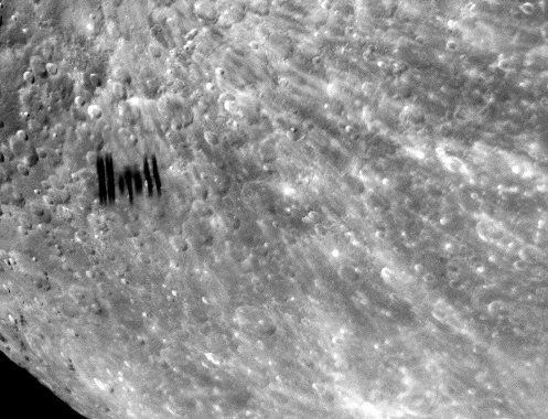 ISS Moon Transit - 28 Dec 09