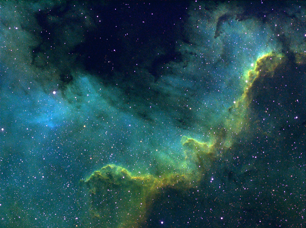 NGC 7000 Narrowband Color