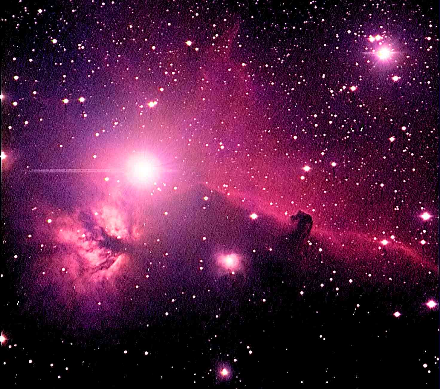 Horsehead and Flame Nebula