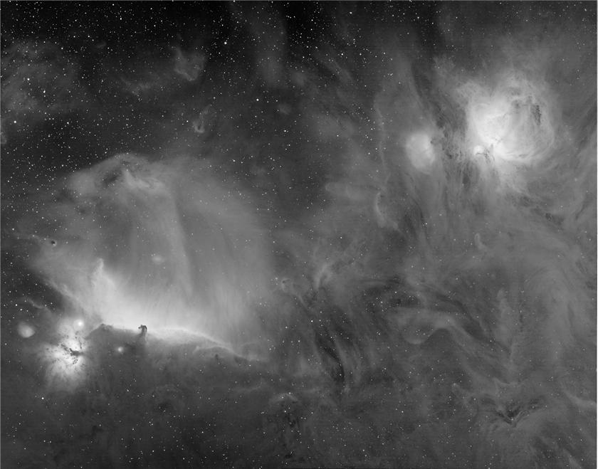 Orion and the Horsehead nebulaf