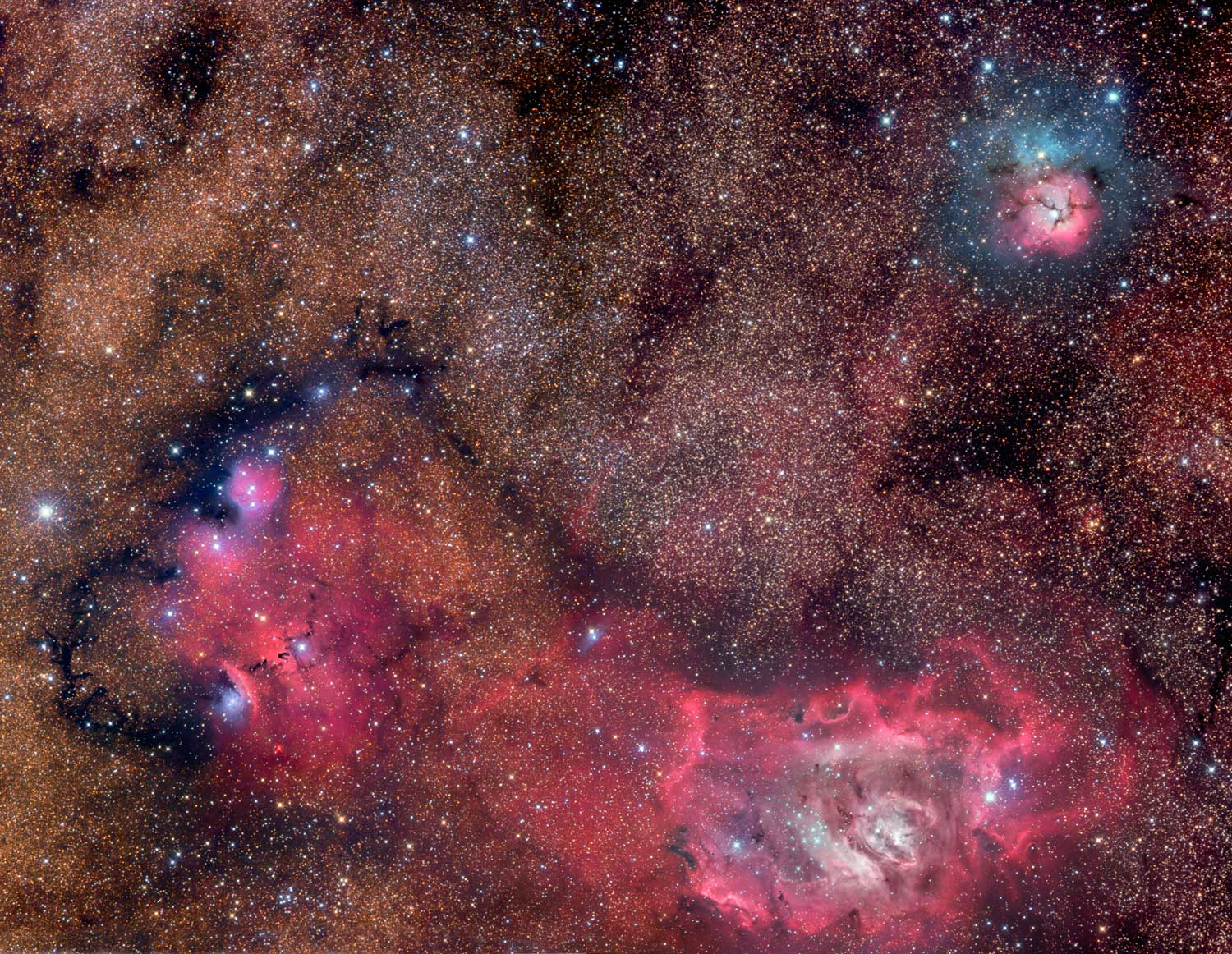 M8M20NGC6559 Mosaik