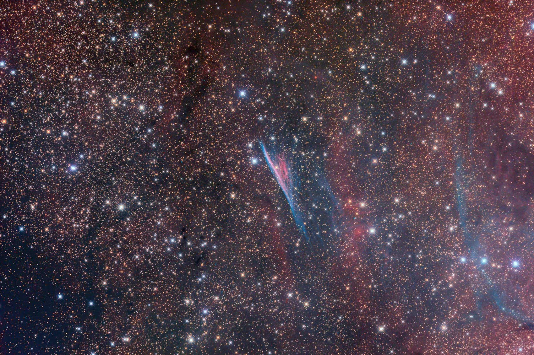 The Pencil Nebula - part of the Vela SNR