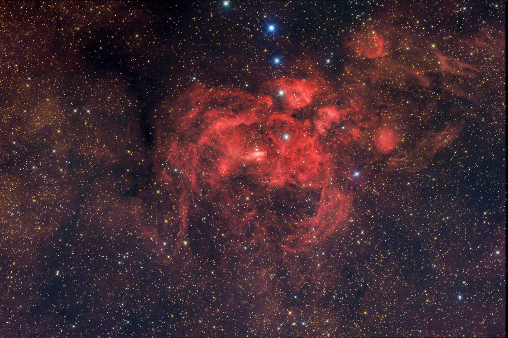 NGC 6357 Scorpion