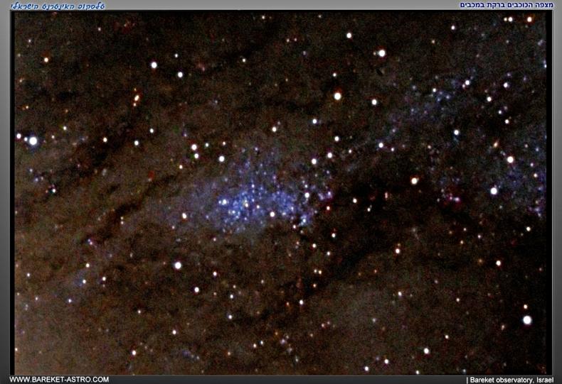 NGC206 region - inside the Andromeda galaxy with C