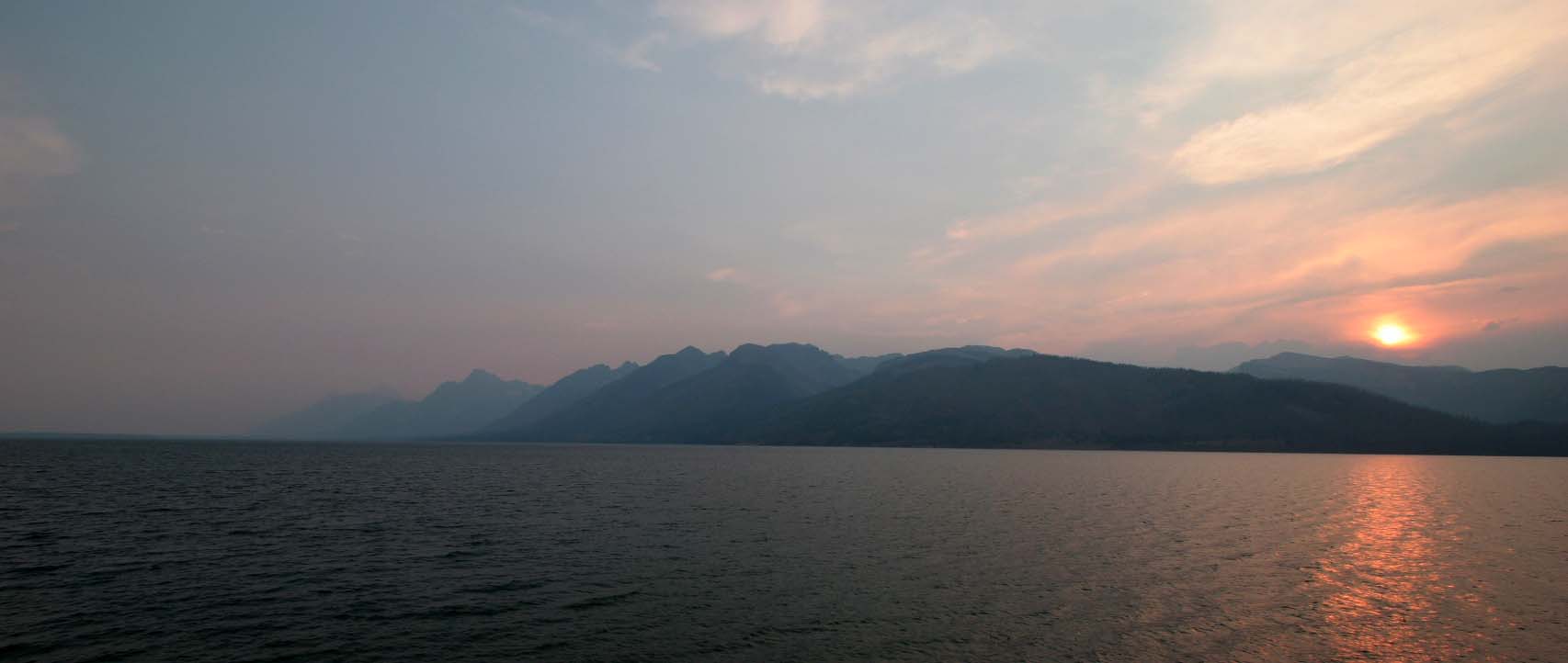 Sunset on the Teton Range