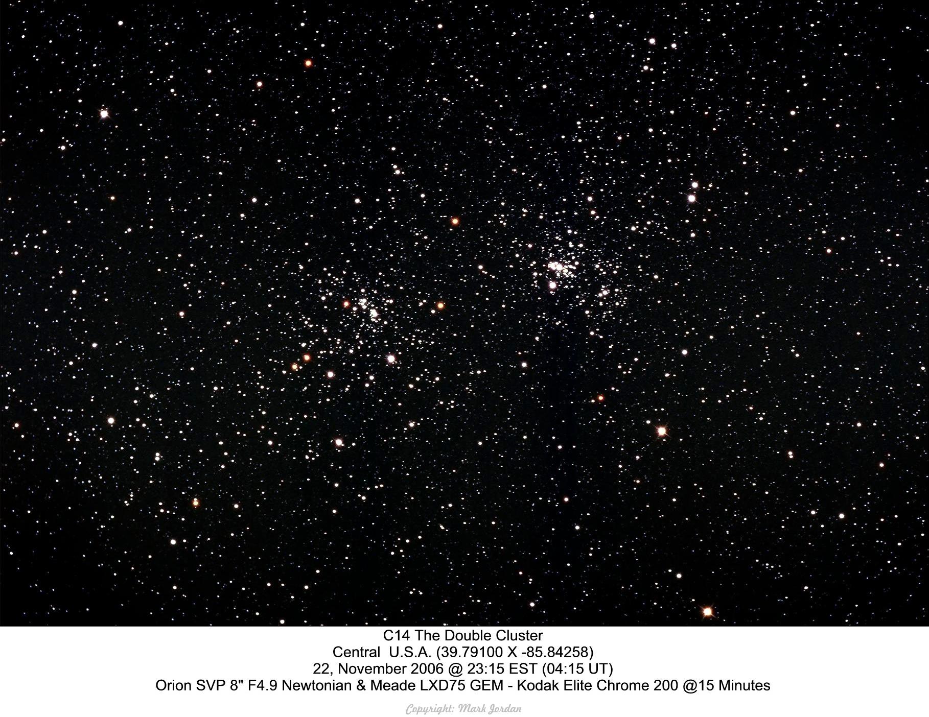 Caldwell 14 The Double Cluster - 35mm Film