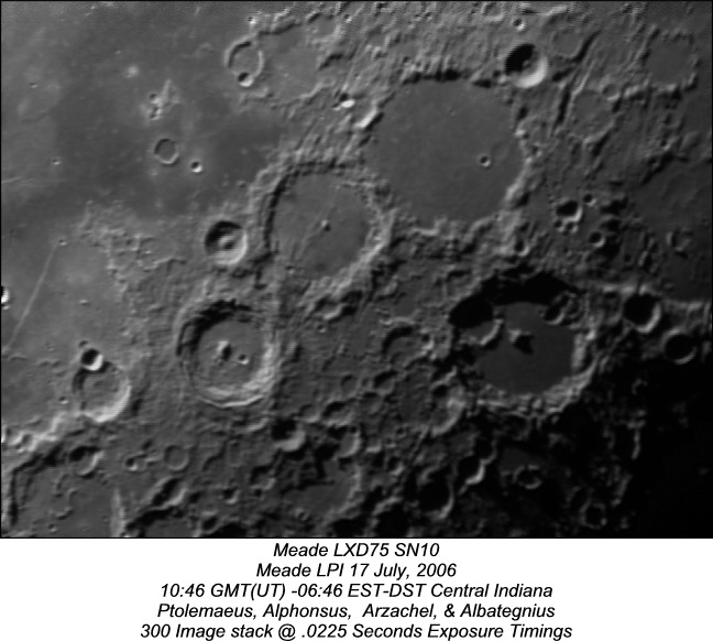 Lunar SN10 Crater Chain