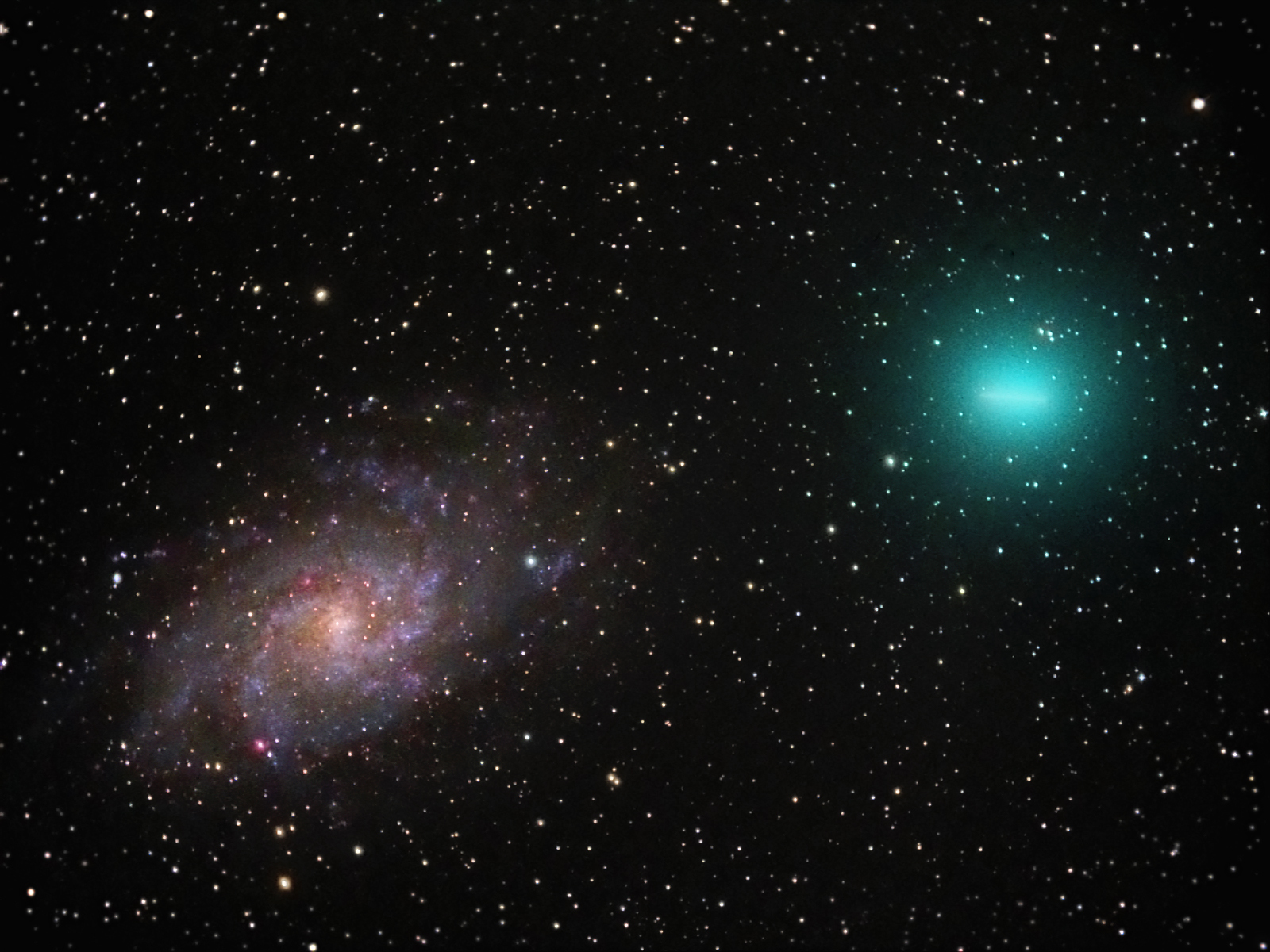 m33 Comet Tuttle