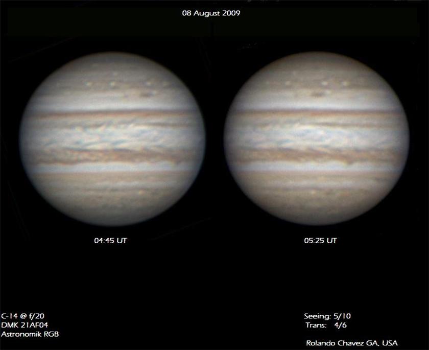 Jupiter 8.8.2009