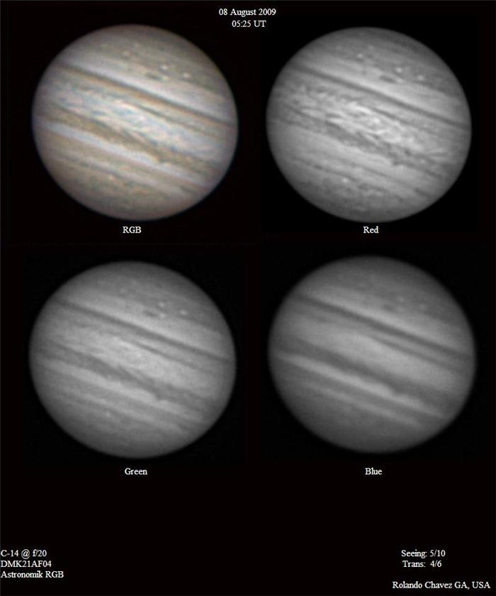 Jupiter 8.8.2009