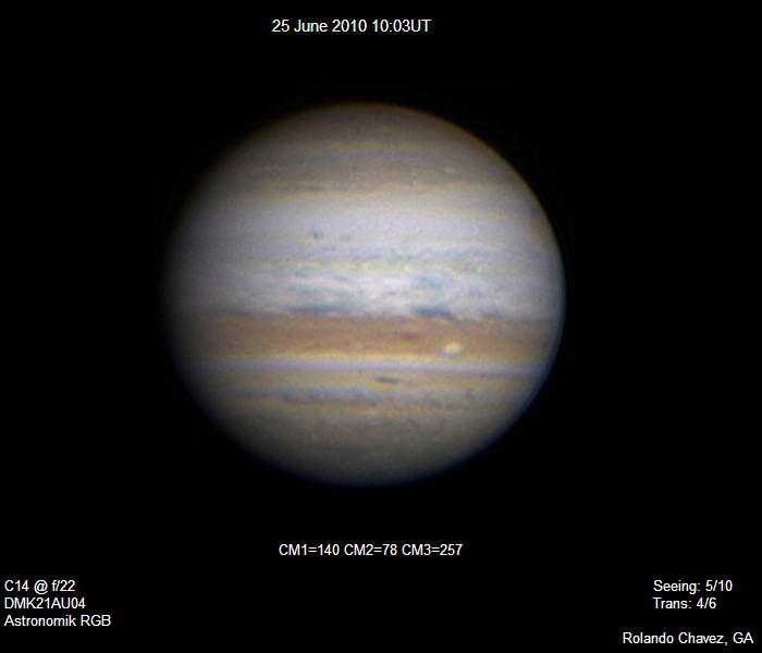 Jupiter 25 June 2010