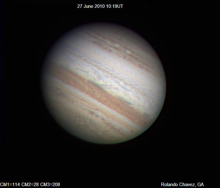 Jupiter 27 June 2010