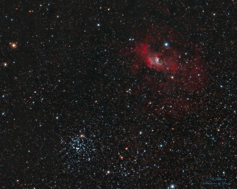 M52 & Bubble Nebula