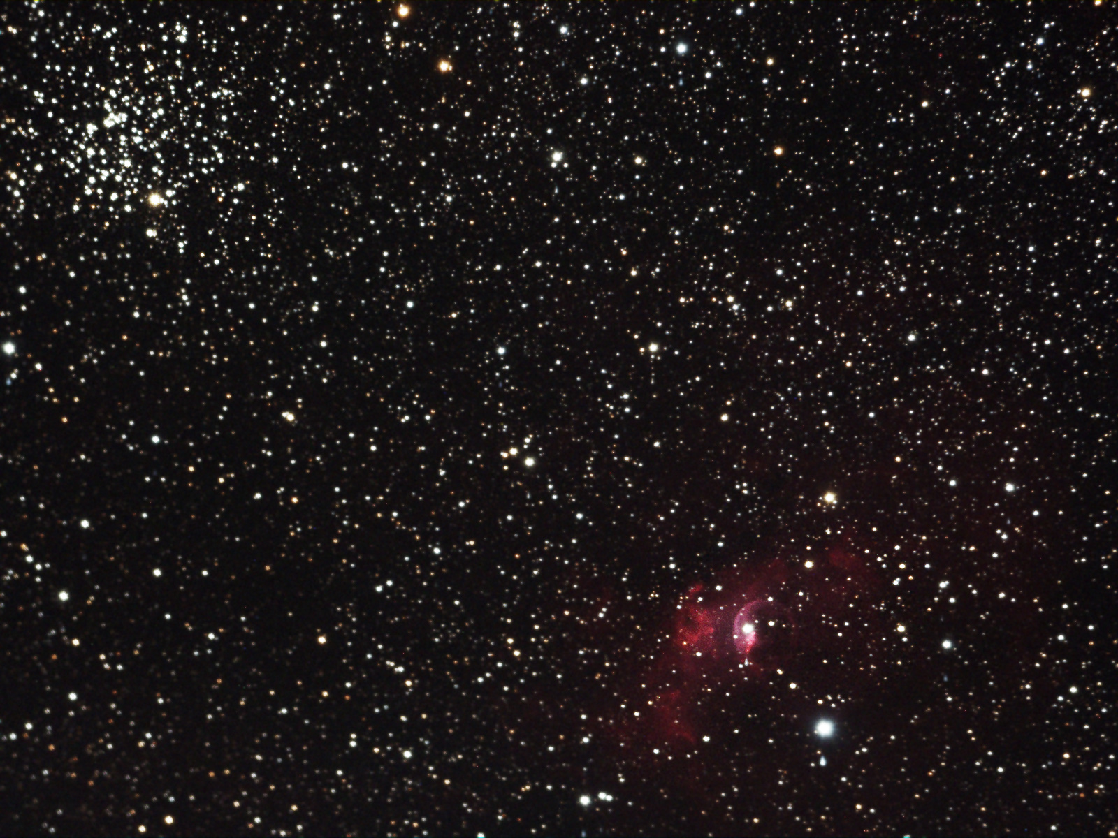 NGC7635 with Messier 52 together