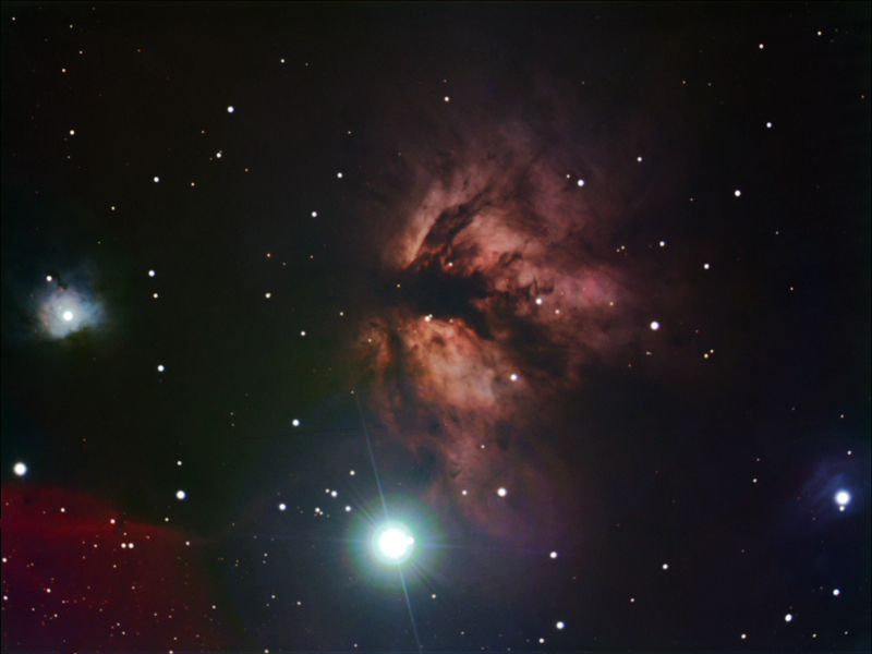 Flame nebula