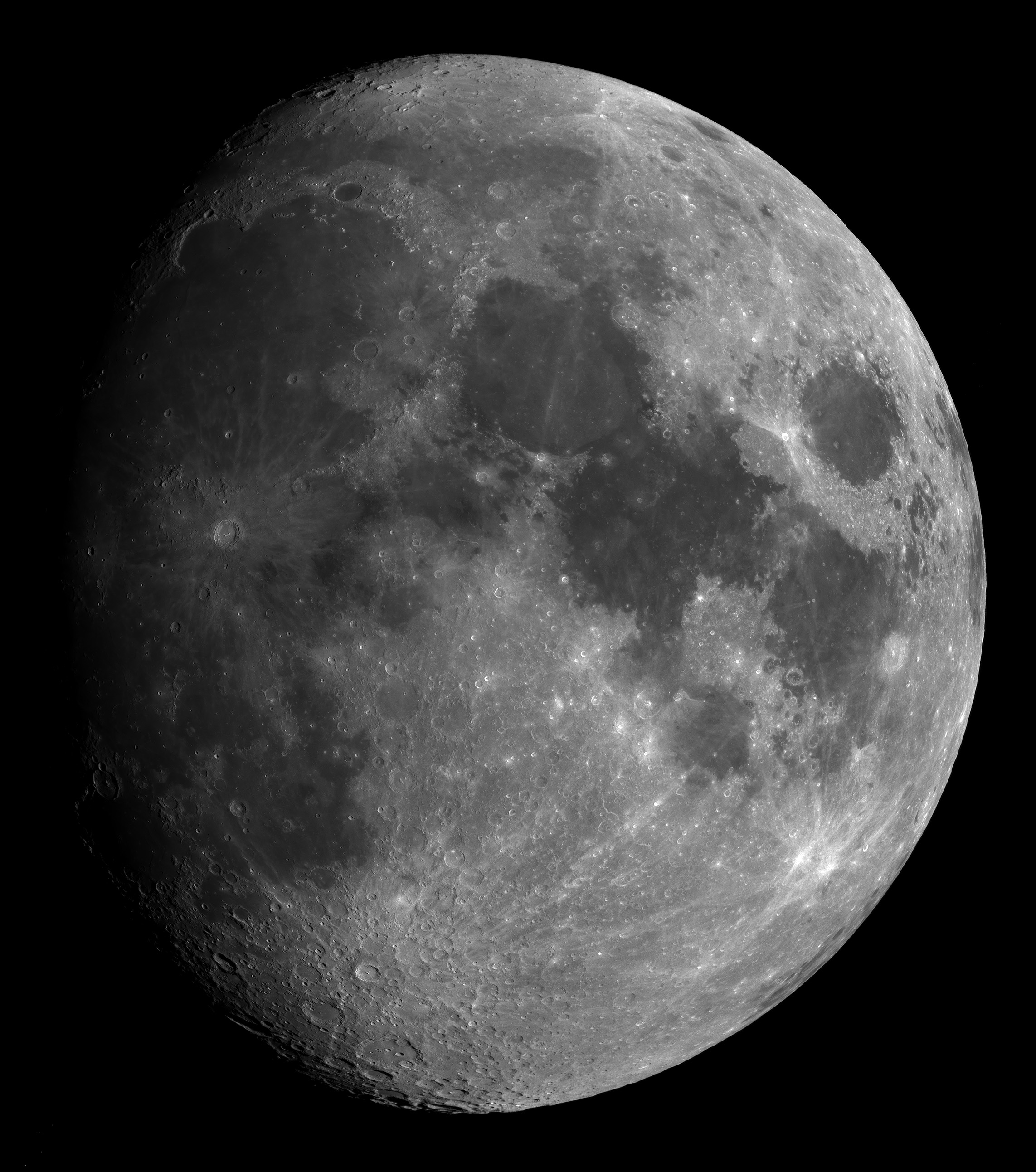 Full frame moon picture with STL11K and a TOA130