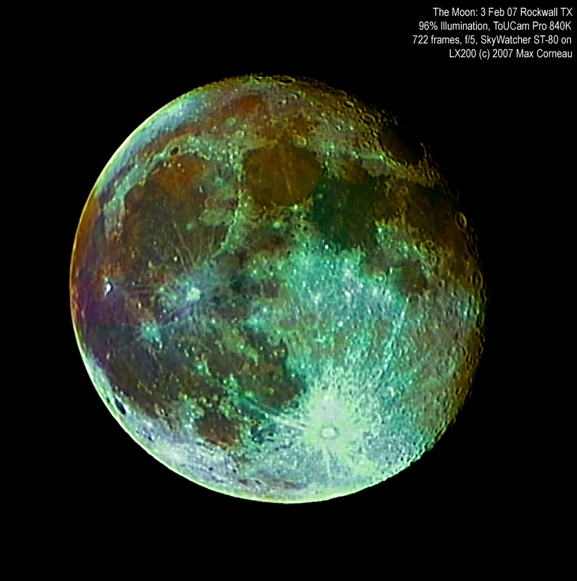 The Moon in Color