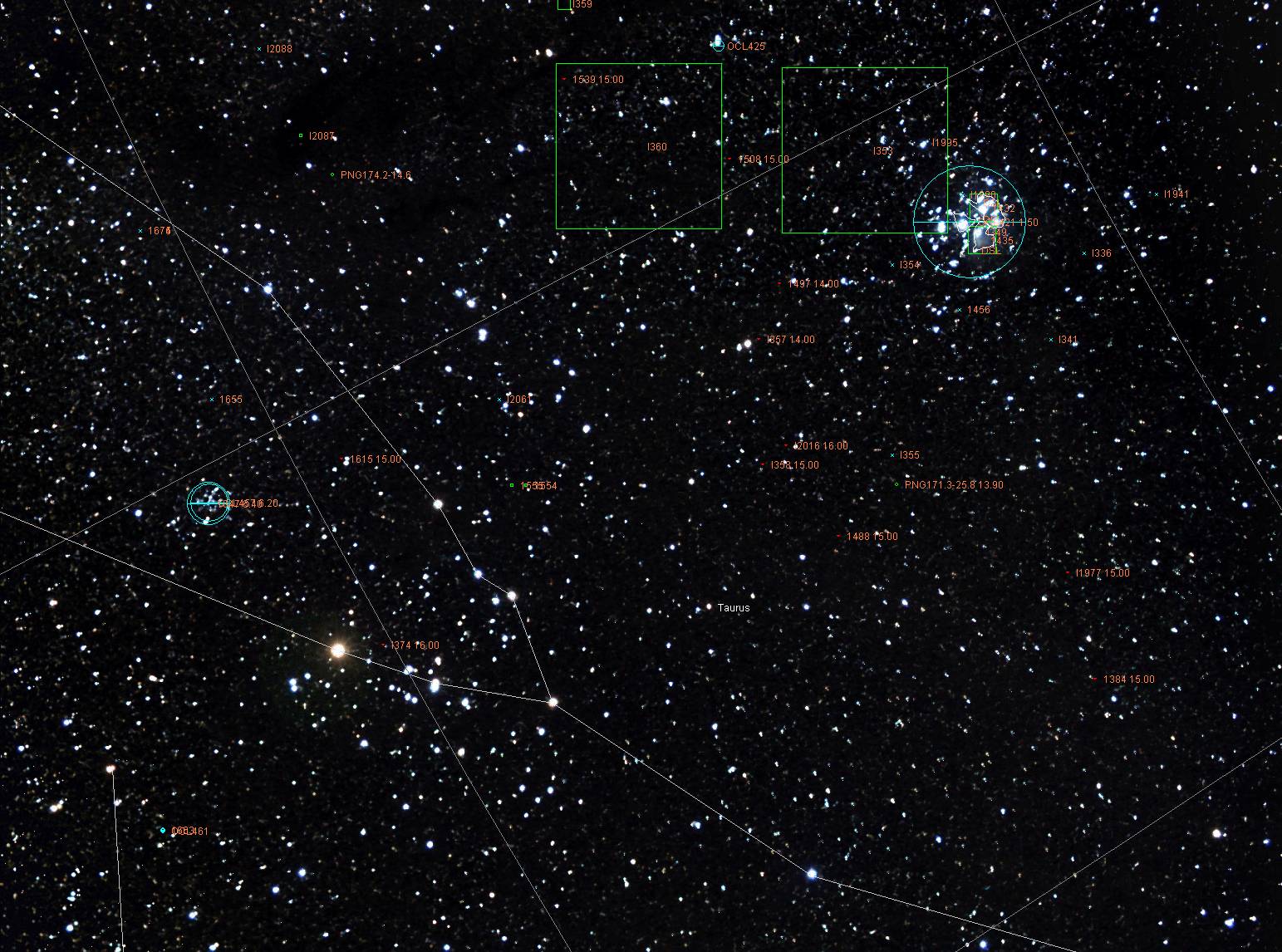 Taurus Widefield Overlay