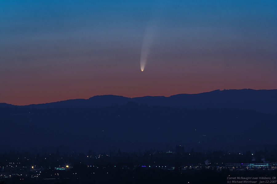 McNaught over Silicon Forest
