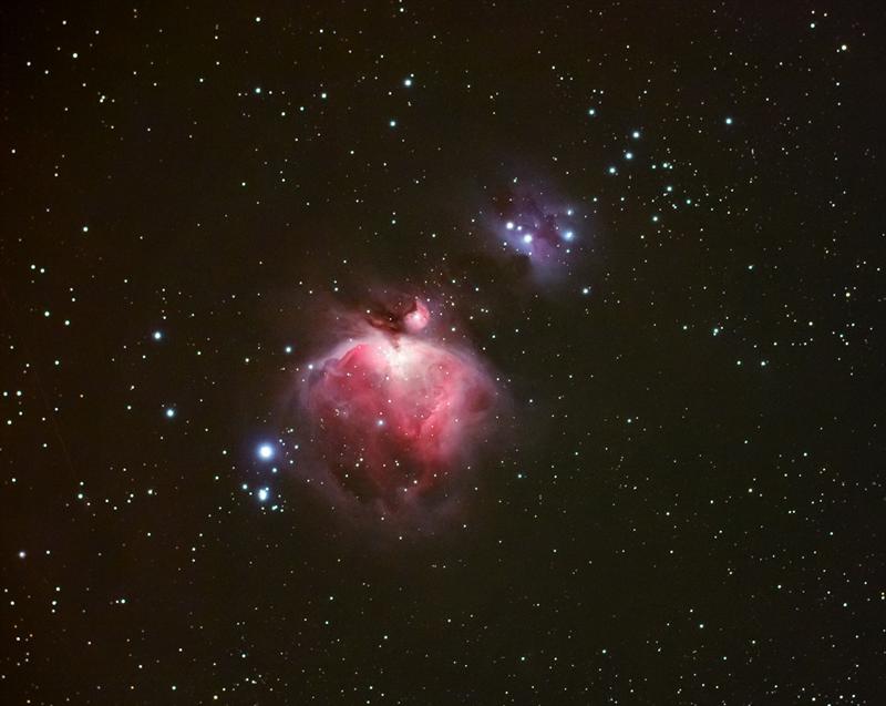 Orion and Running Man Nebulas