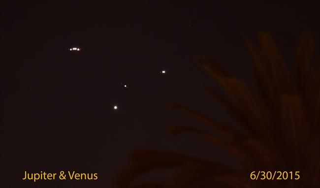 Venus/Jupiter conjunction