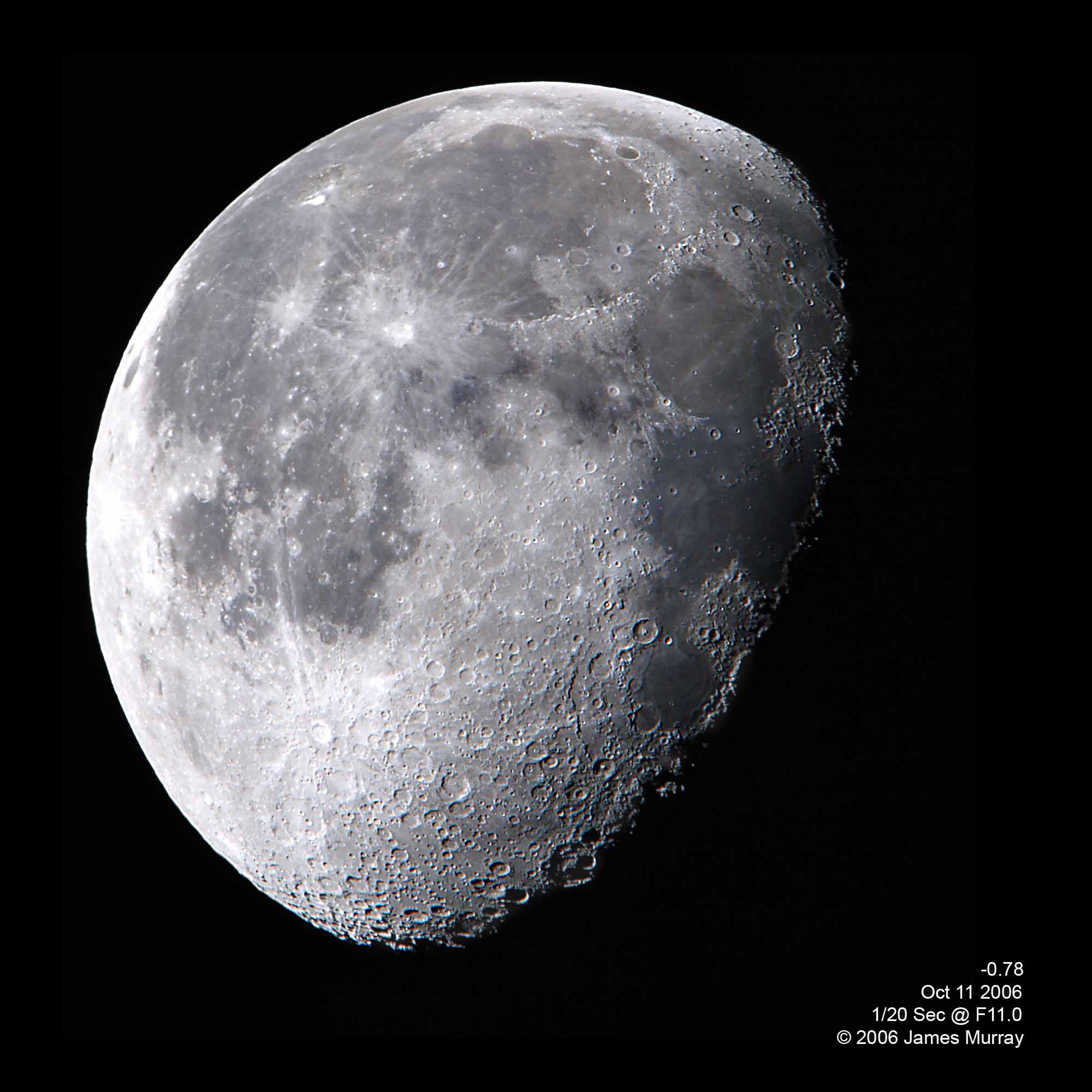 Moon, 11 October 2006
