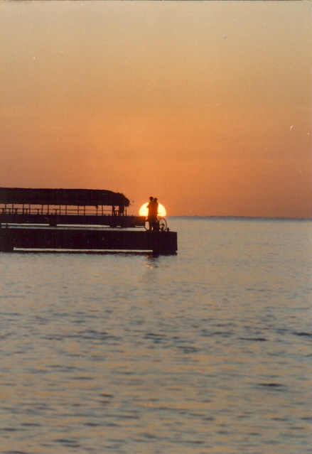 Lovers at sunset