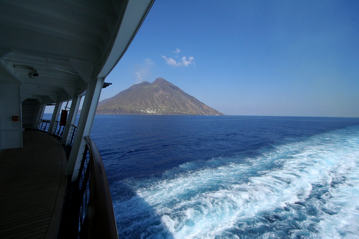 Mt. Stromboli Volcano