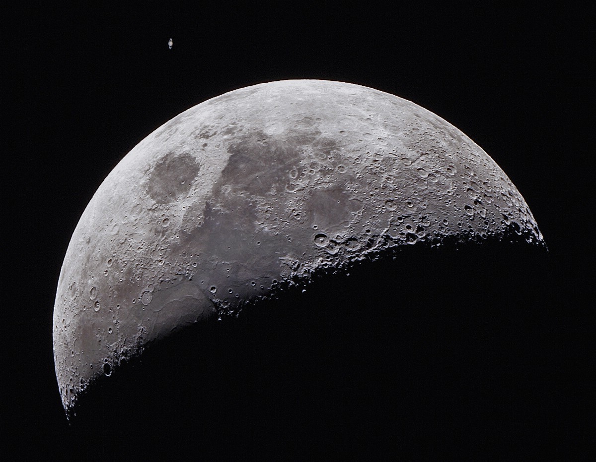 Moon + Saturn