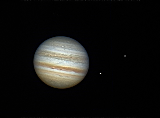 Jupiter, Io and Callisto