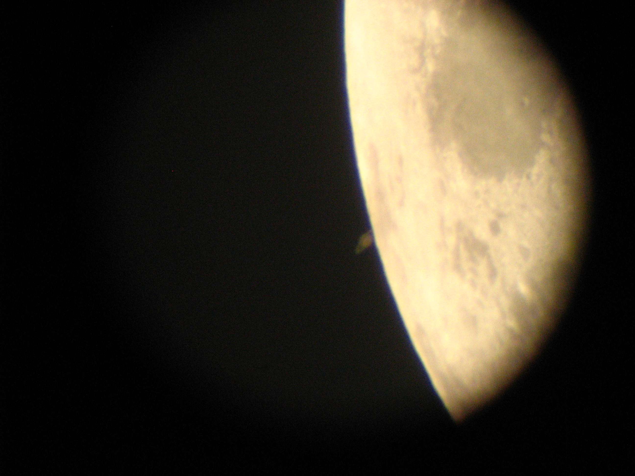 Moon Saturn occultation
