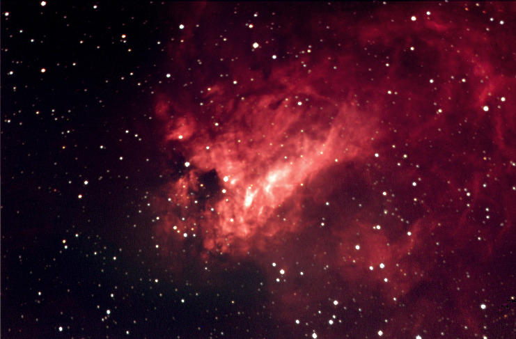 Swan nebula with Ha