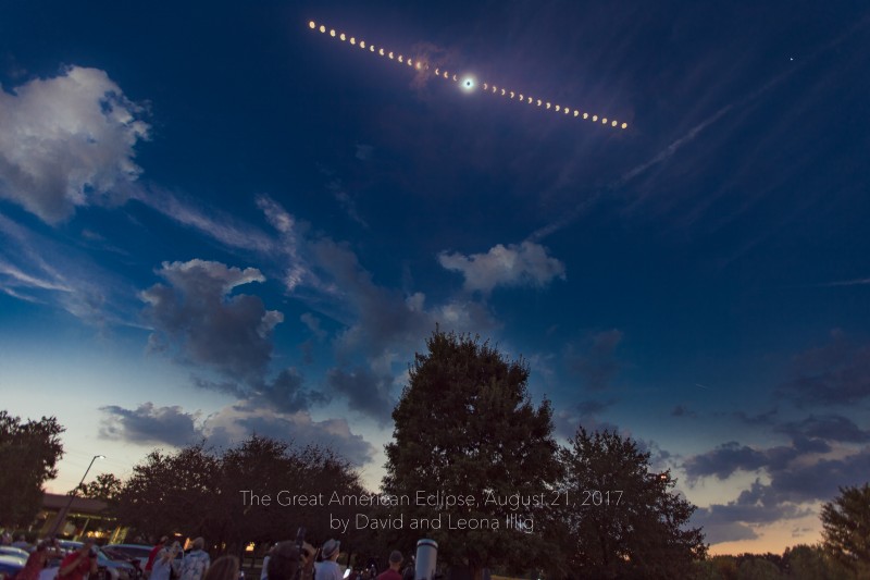 The Entirety of the 2017 Solar Eclipse in Hendersonville, Tennessee