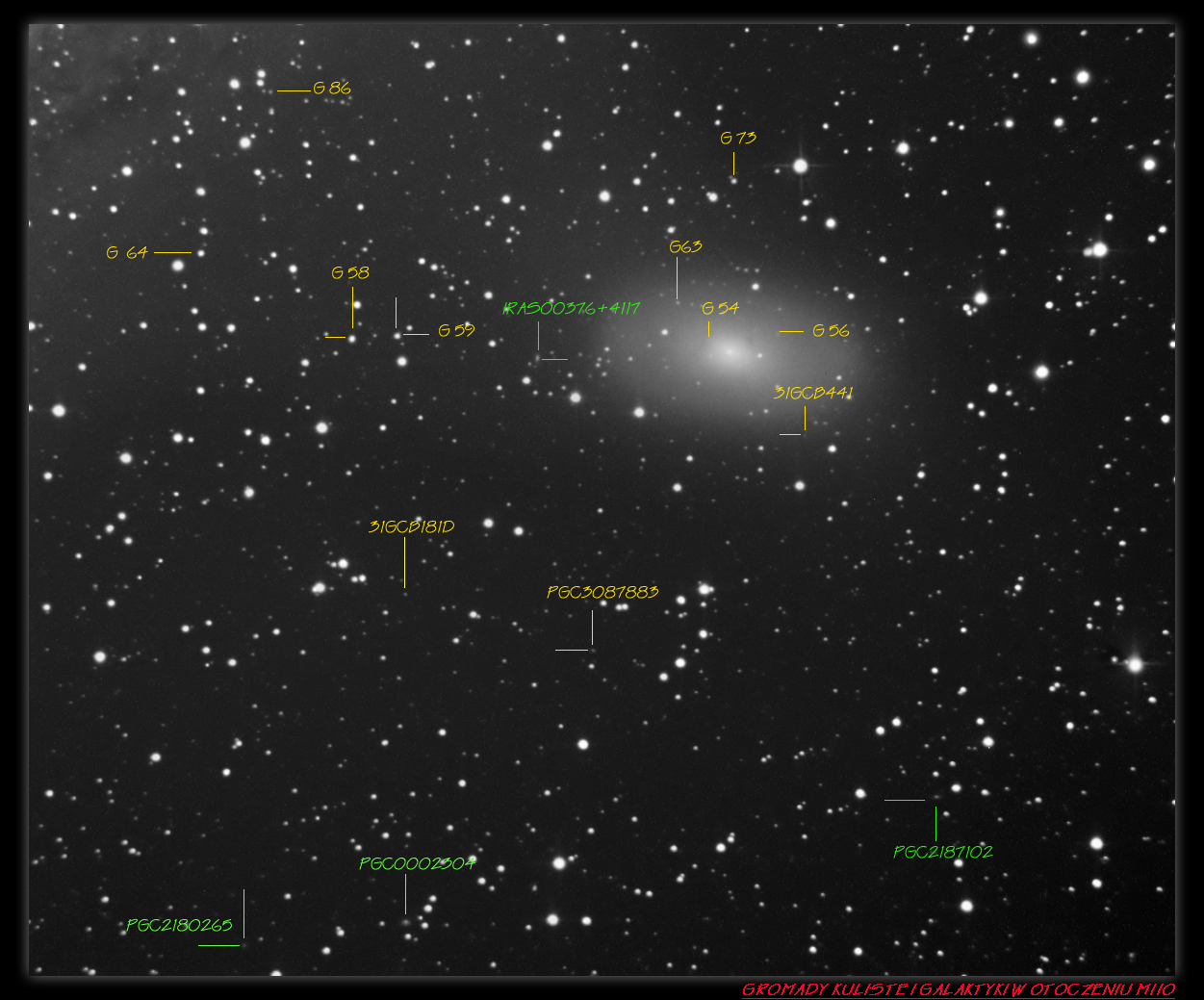 M110 & globular cluster