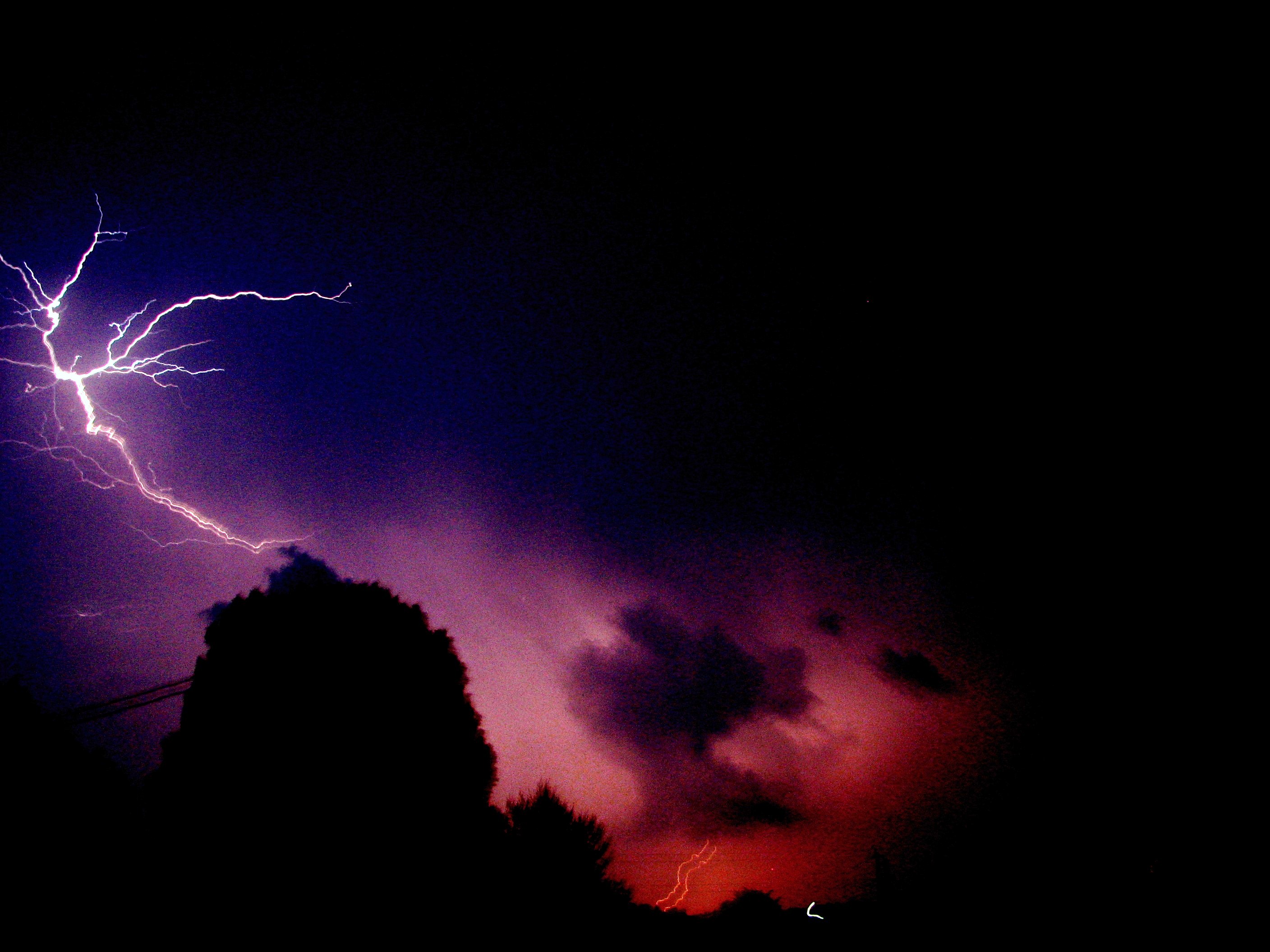 lightning strikes