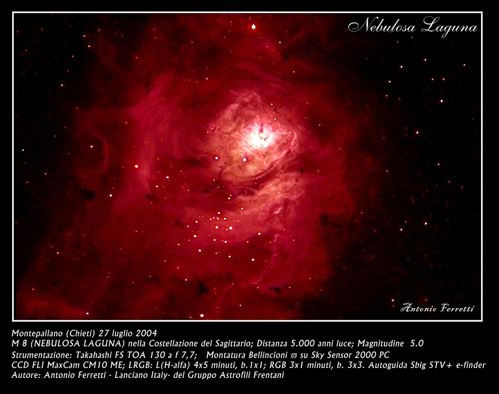 M 8 Lagoon Nebula
