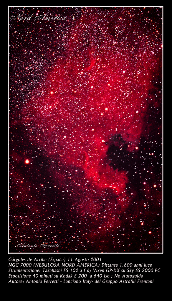North America Nebula NGC 7000