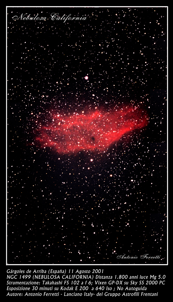 Califonia Nebula NGC 1499